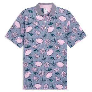 PUMA X AP PINK LEMONADE POLO - Deep Navy
