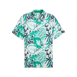 PUMA x PTC PALM GLITCH POLO - Sparkling Green-Fresh Mint