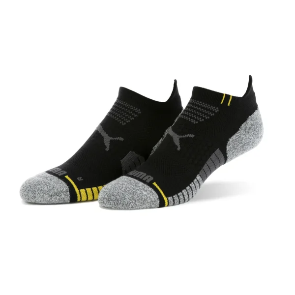 PUMA TECH SINGLE TAB SOCK - Puma Black - Maize