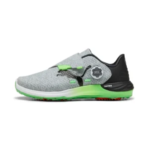 PHANTOMCAT NITRO™ DISC Golf Shoes - Puma White - Puma Black - Fluro Green Pes