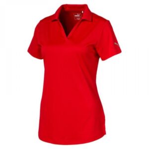 W Icon Golf Polo - High Risk Red