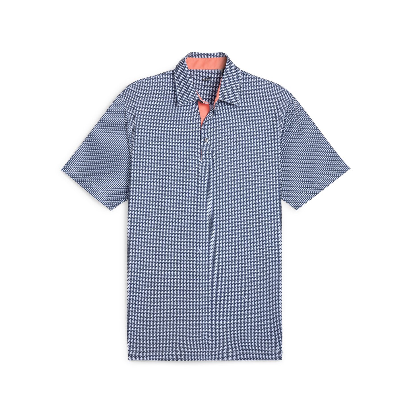 MATTR Cups Golf Polo - White Glow - Deep Navy