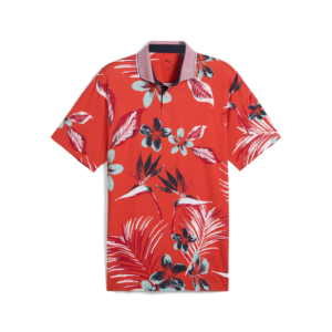 MATTR Luau Polo - Red Fire-Modern Mint
