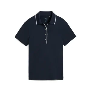 W Cloudspun Bridges SS Polo - Deep Navy