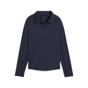 W YOU-V LS Polo - Deep Navy