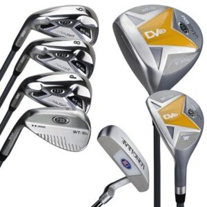LH UL63-s 7 Club DV3 Stand Set, All Graphite, Grey/Gold Bag - Size 63