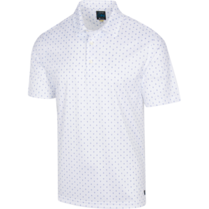 PAISLEY FOULARD POLO - WHITE