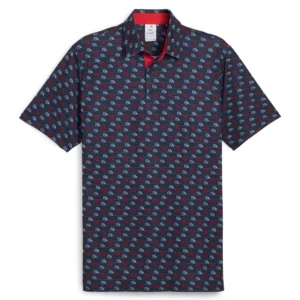 Puma x Volition 4x4 Drive Polo - Deep Navy-Strong Red