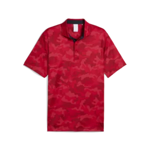 PUMA X VOLITION Camo Polo - Strong Red