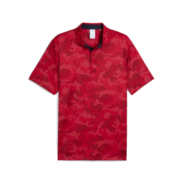 PUMA X VOLITION Camo Polo - Strong Red