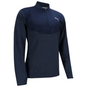 Cloudspun Stlth ¼ Zip - Navy Blazer Heather