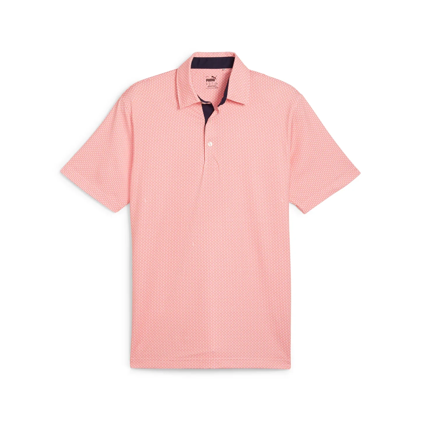 MATTR Cups Golf Polo - White Glow - Melon Punch