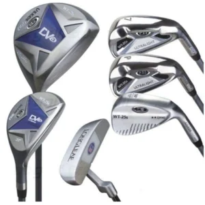 RH UL45-s 6 Club DV3 Stand Set, All Graphite, Grey/Blue Bag - Size 45