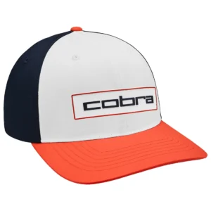 Cobra Tour Tech Cap - Color Strong Red-White-Deep Navy