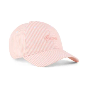 Seersucker Dad Hat - Color Pink Fruit