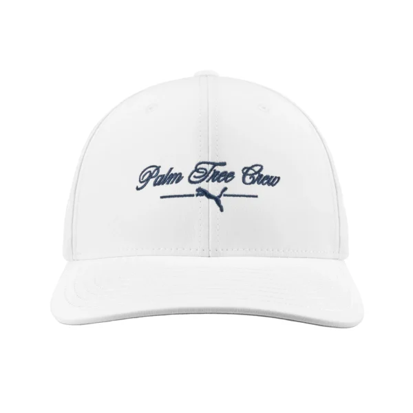 PUMA X PTC Script Tech Cap - Color White Glow - Deep Navy - Image 3